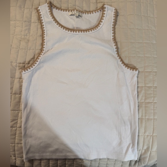 Z Supply Avril Whipstitch Rib Tank - Picture 4 of 6